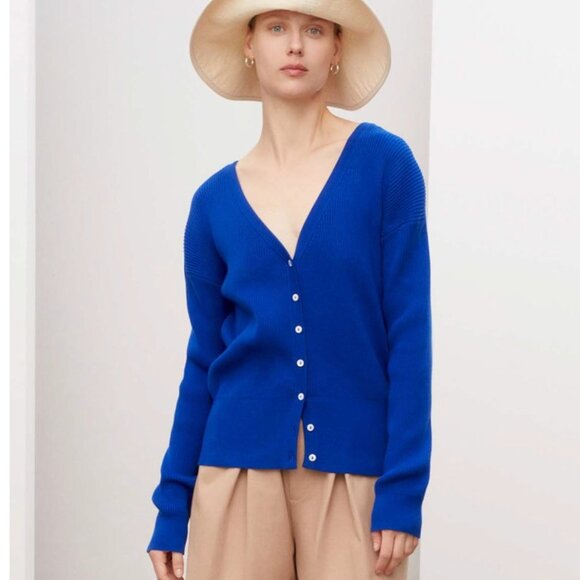 KOWTOW cobalt sweater - Picture 1 of 6